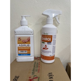 Dung dịch rửa tay nhanh ASIRUB 1000ml - NƯỚC SÁT KHUẨN 1 LÍT - DUNG DỊCH SÁT KHUẨN