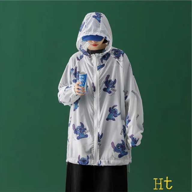 Áo gió Stich Chất liệu gió lì H2B868