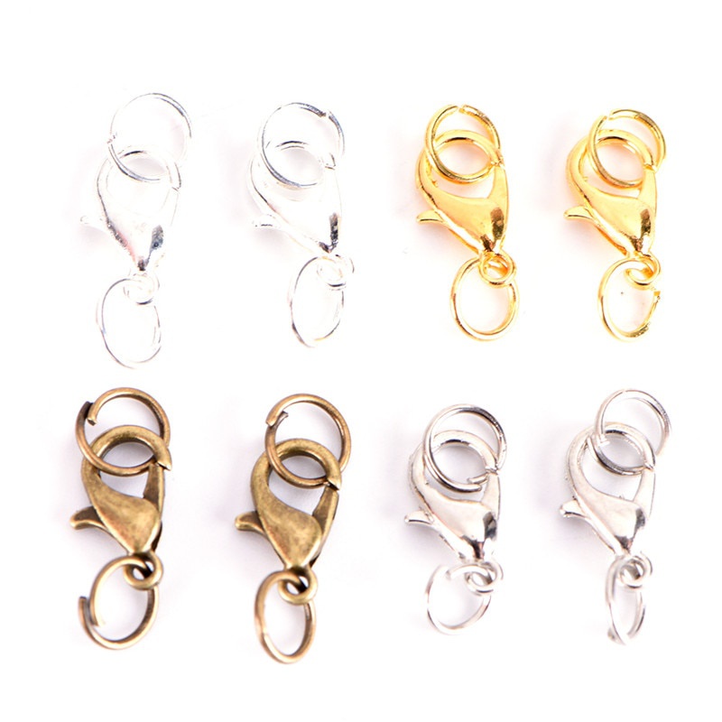 Set 20 móc tôm hùng dùng làm dây chuyền thủ công chuyên dụng