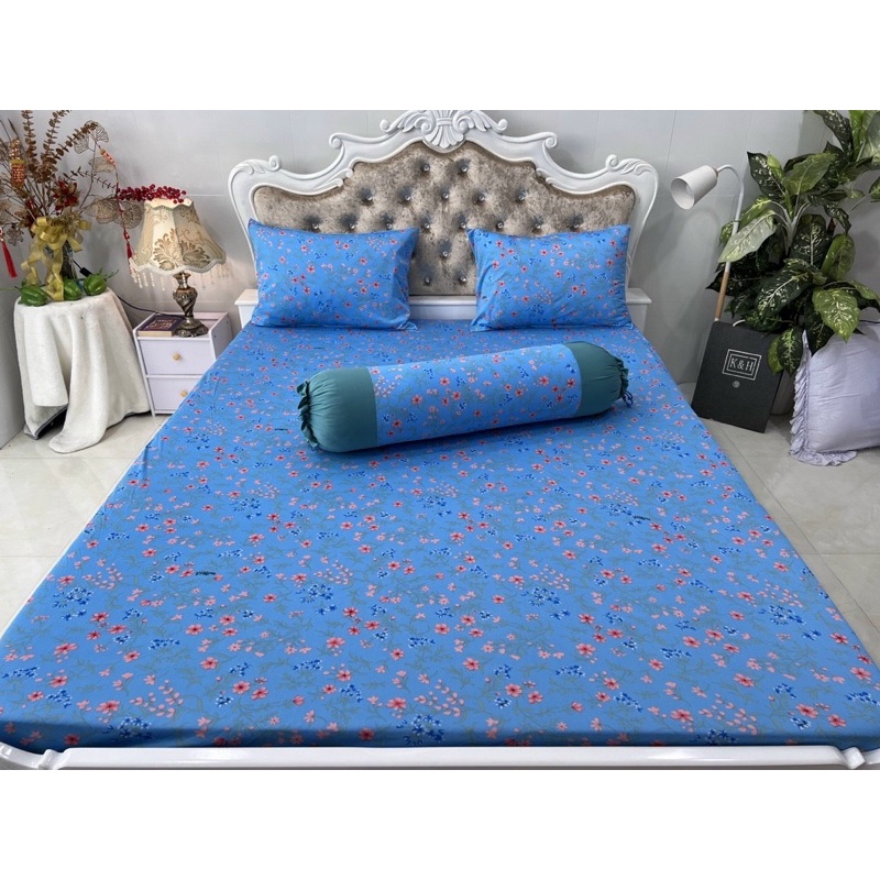 Drap thun hàn quốc mẫu hoa nhí 6 màu siêu xinh