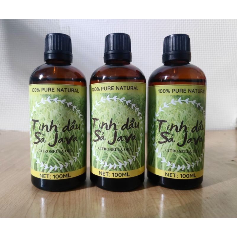Tinh dầu Sả Java nguyên chất   - tinh dầu đuổi muỗi, xông phòng, kháng khuẩn