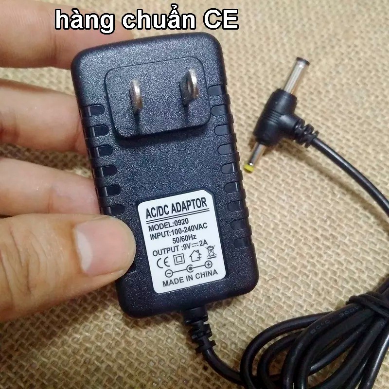 Nguồn đa năng 5v/2a ,9v2a ,12v2a chuẩn các đầu cắm cho các thiết bị