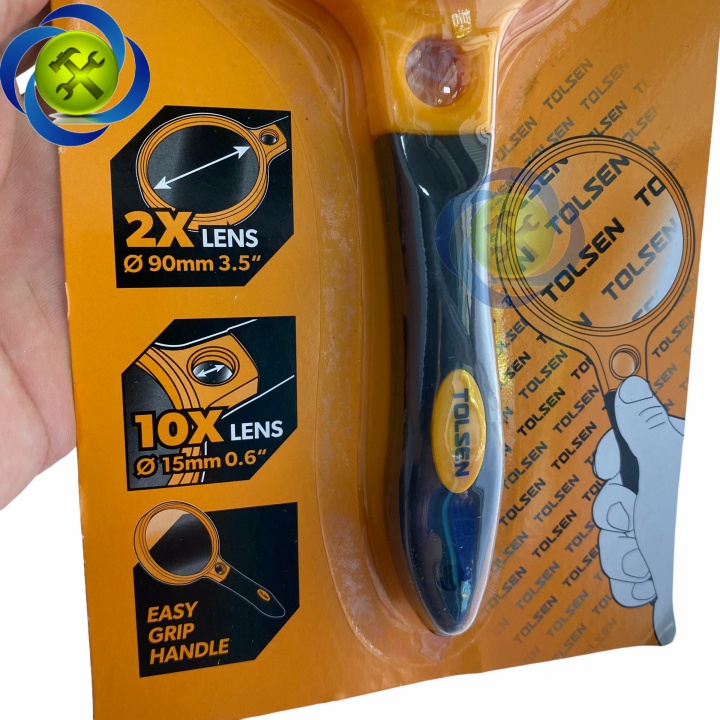 Kính lúp Tolsen 50010 kích thước 220x 97mm