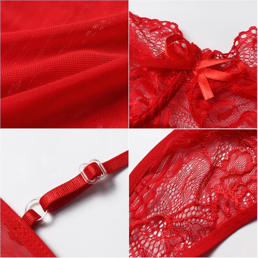 ME Bộ Đồ Lót Ren Toàn Thân Co Giãn Gợi Cảm Thời Trang