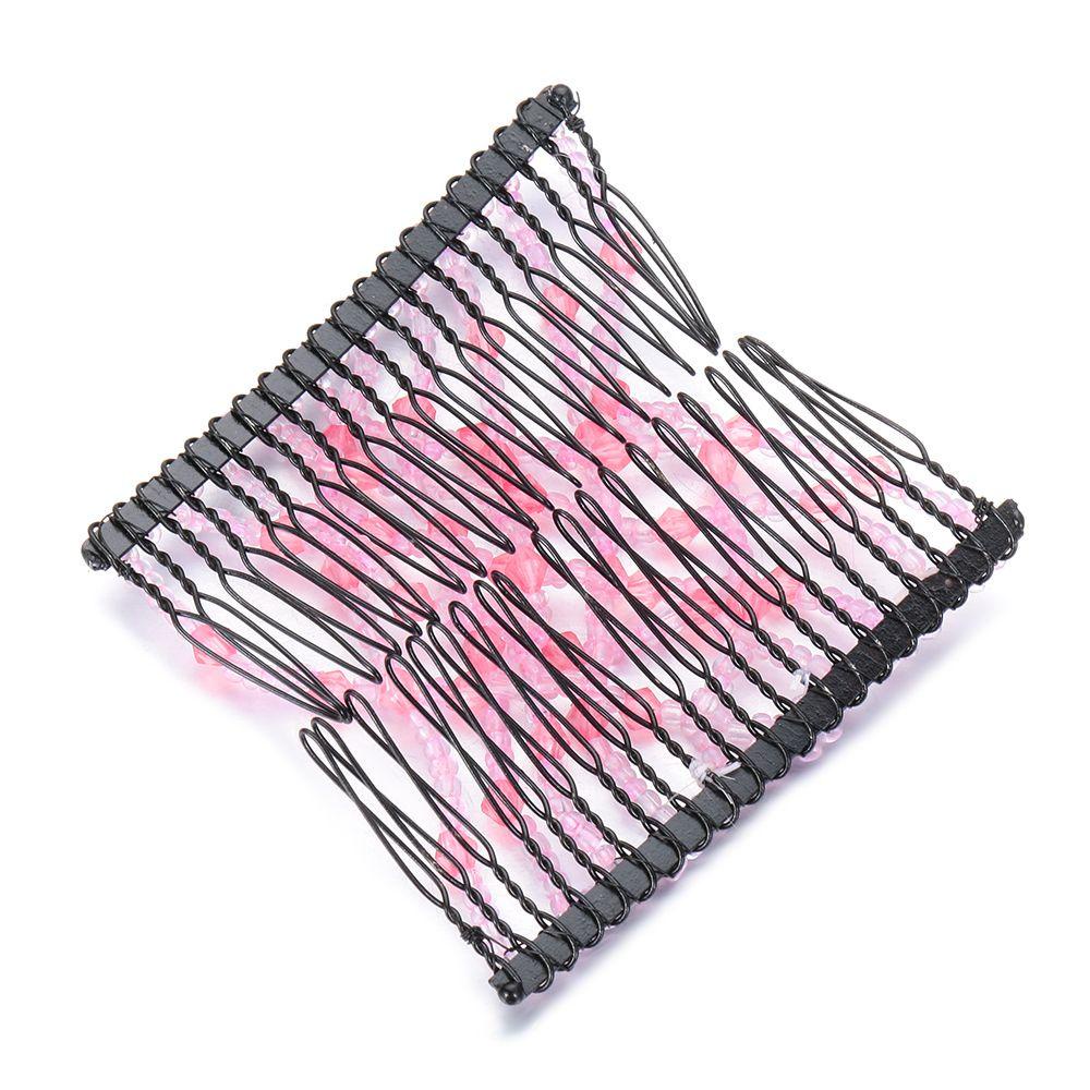 Lược Đôi Búi Tóc Co Giãn Đính Hạt Thời Trang Cho Nữ