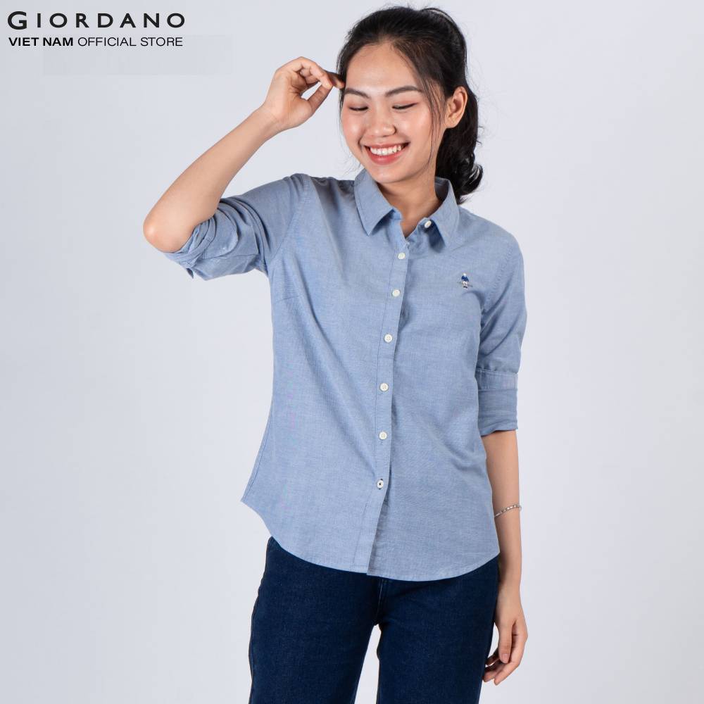 Áo Sơ Mi Nữ Dài Tay Giordano 05349048