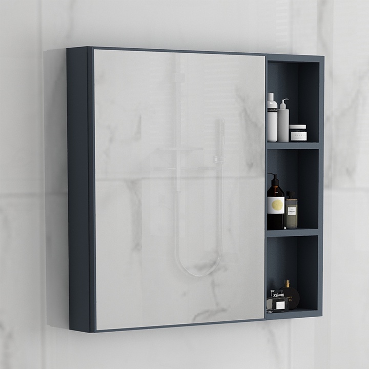 Tủ gương Lavabo Phong Cách Hàn Quốc Siêu Nhẹ Chống Oxi Hóa Kích Thước 75x 65cm, Tủ gương phòng tắm cao cấp