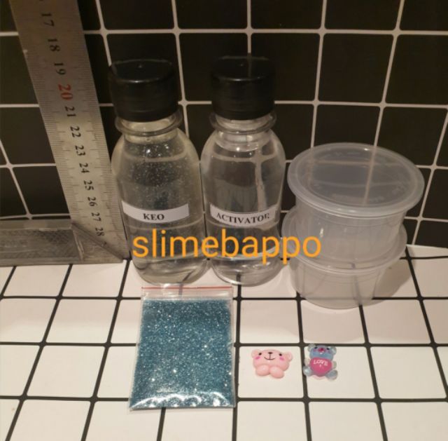 Bộ kit slime trong mini