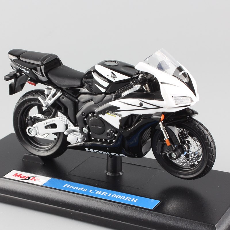 MÔ HÌNH XE MOTO Honda CBR1000RR Đen Trắng - MAISTO tỷ lệ 1:18