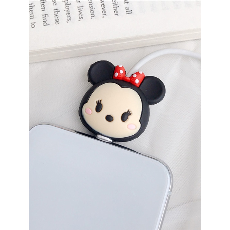 Phụ Kiện Bảo Vệ Dây Cáp Sạc Tai Nghe usb Hình Động Vật Dễ Thương
