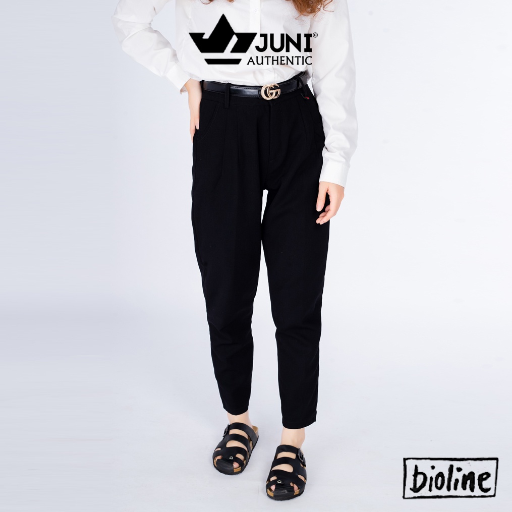 Dép rọ đế trấu BIRKEN dáng rọ màu đen nam nữ thời trang cao cấp Unisex, đế bệt chính hãng Bioline