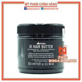 KEM Ủ TÓC DAVINES OI HAIR BUTTER 250ML - CHÍNH HÃNG