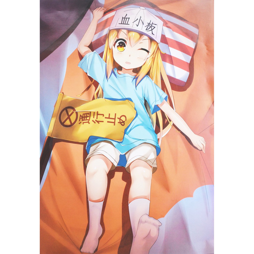 Bộ 8 tấm poster Anime - Hataraku Saibou