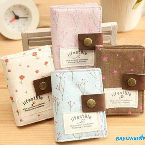 Ví ngắn in hoa thời trang Hàn Quốc cho nữ