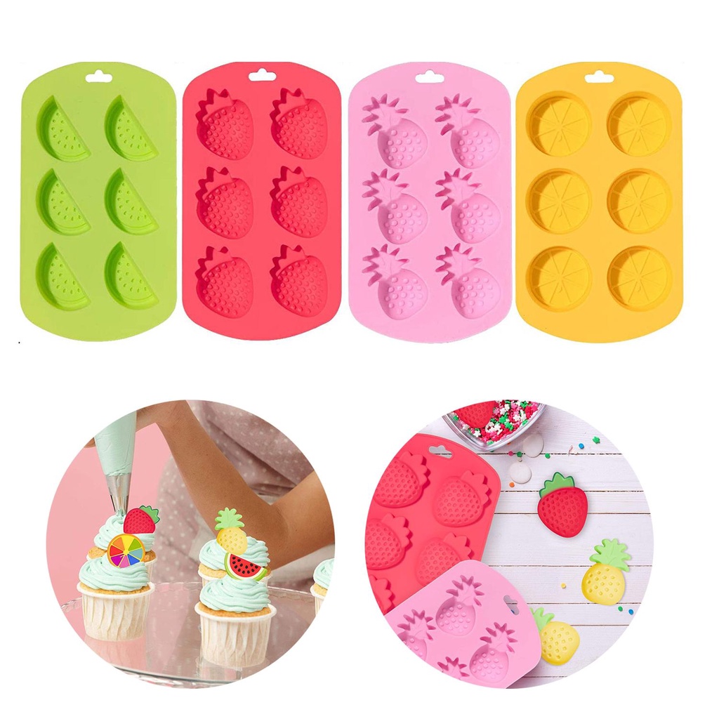 Khuôn Làm Bánh Kẹo Hình Trái Cây Dễ Thương