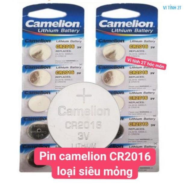 5 viên Pin camelion CR 2016 SIÊU MỎNG