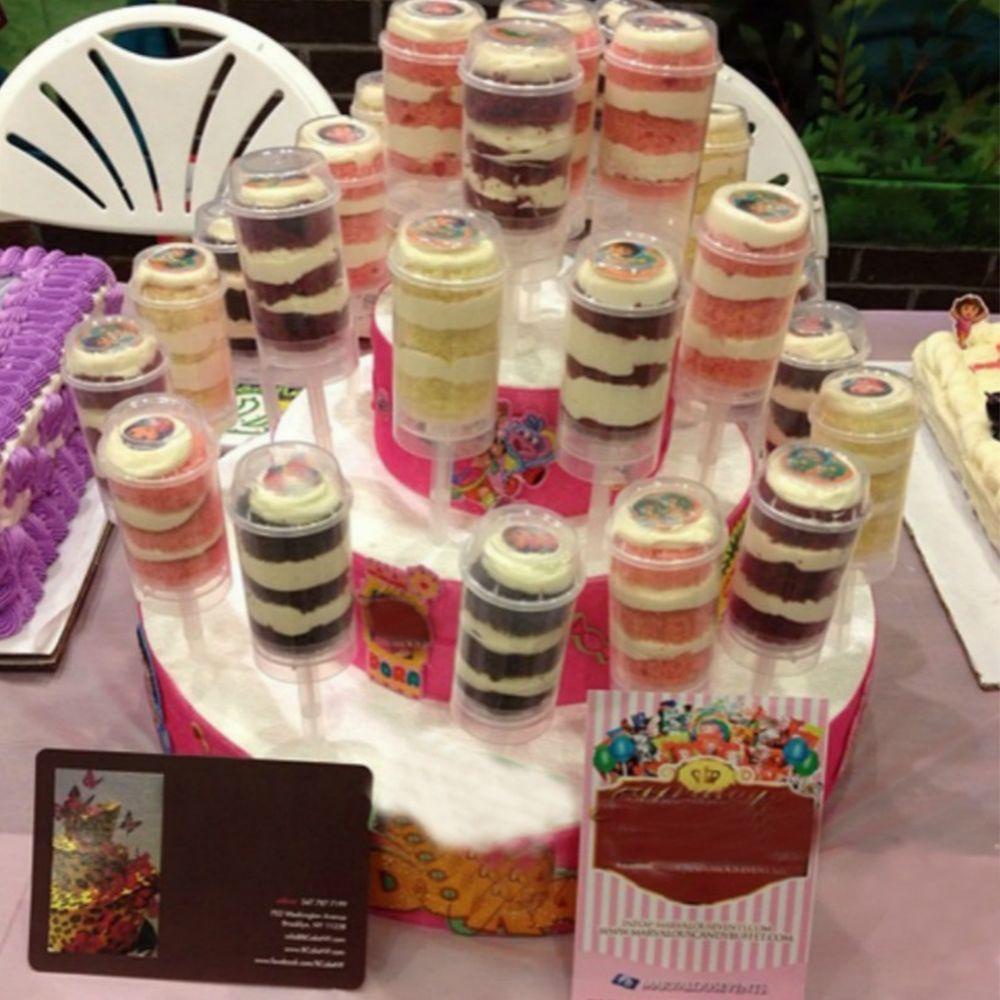 Hộp Đựng Bánh Cupcake / Tráng Miệng Trong Suốt Chất Lượng Cao