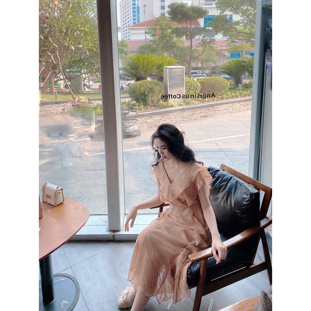 Váy tơ bèo dài Ruby cao cấp