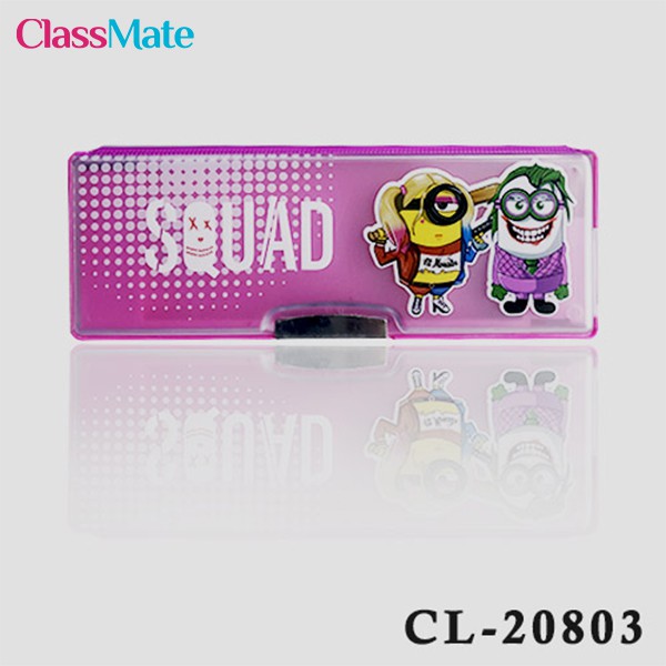 Hộp Bút Nam Châm Minion CLASSMATE Chất Liệu Nhựa Cao Cấp, Màu Sắc Tươi Sáng CL-20803