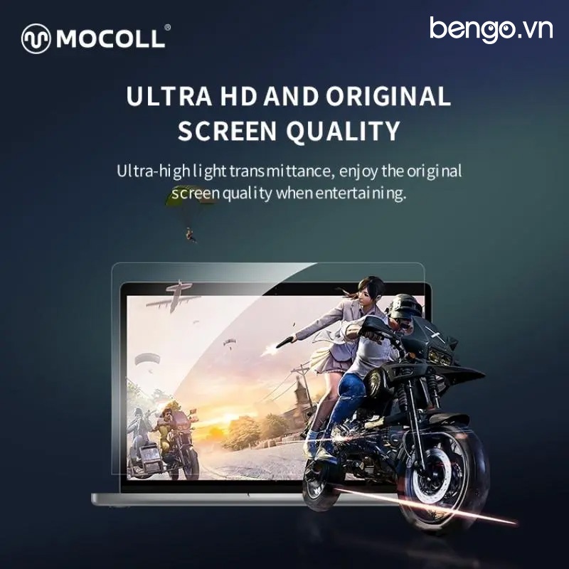 Bộ Dán Full MacBook Air M2 MOCOLL 5 In 1 Diamond Series
