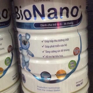 Sữa Bionano900g dành cho trẻ từ 6-36 tháng