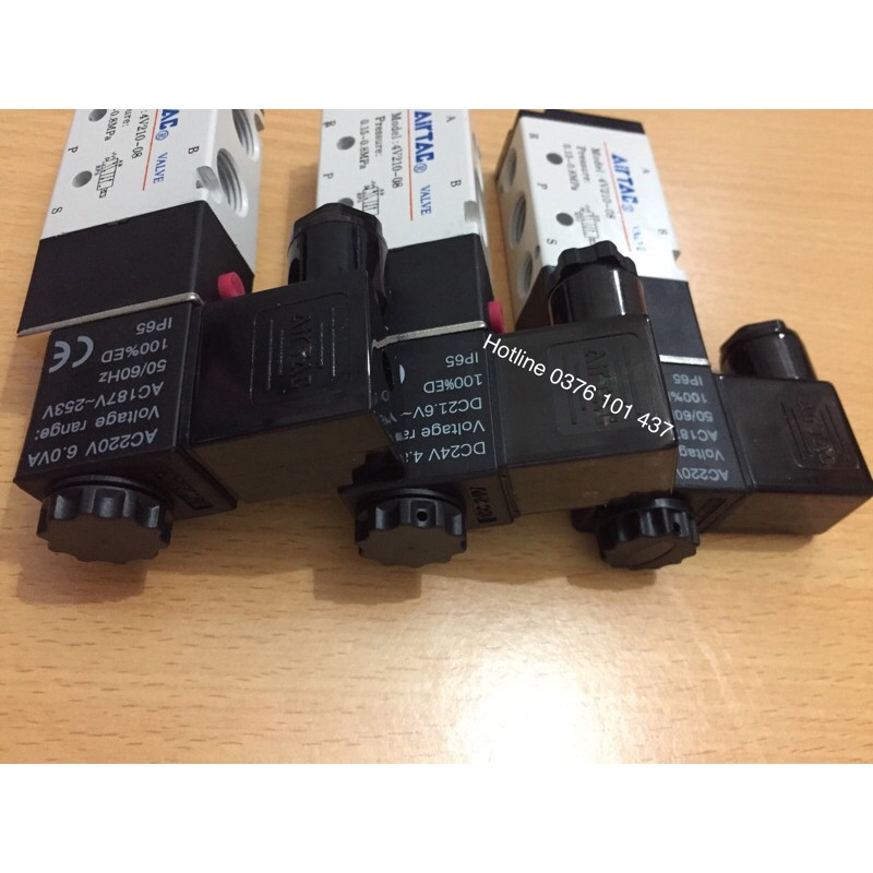 Van điện từ khí nén AIRTAC 4v210-08, van điều khiển xi lanh khí nén