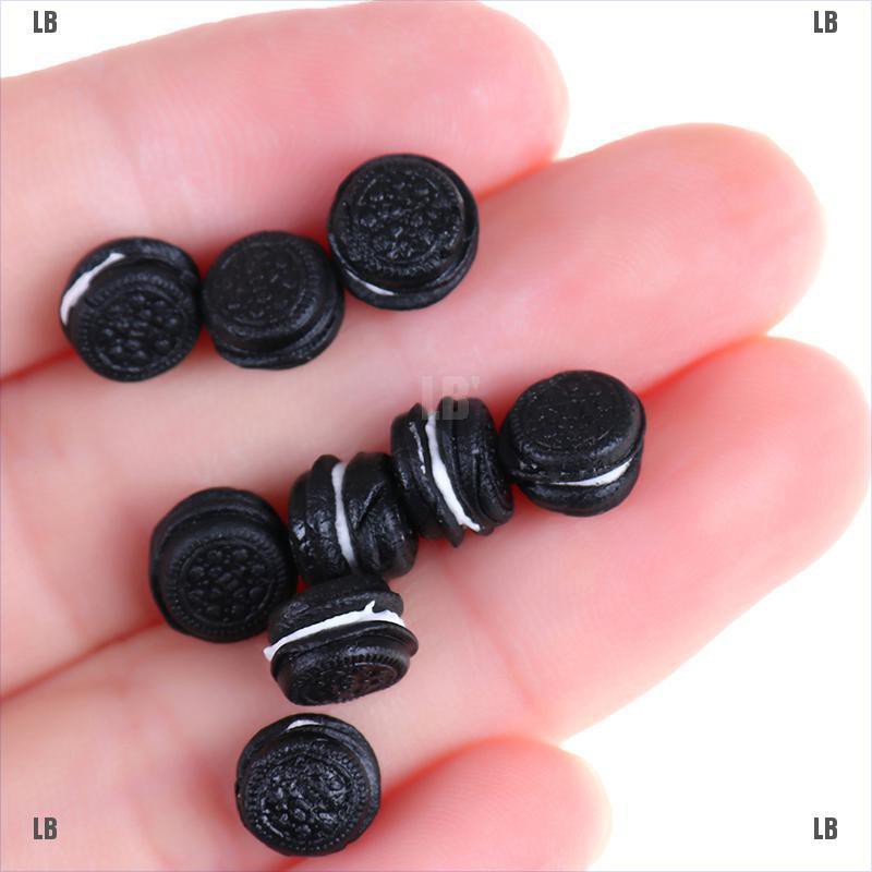 LBღDollhouse Miniature orea Cookies Kitchen Decoration For Kids Pretend Play Toys