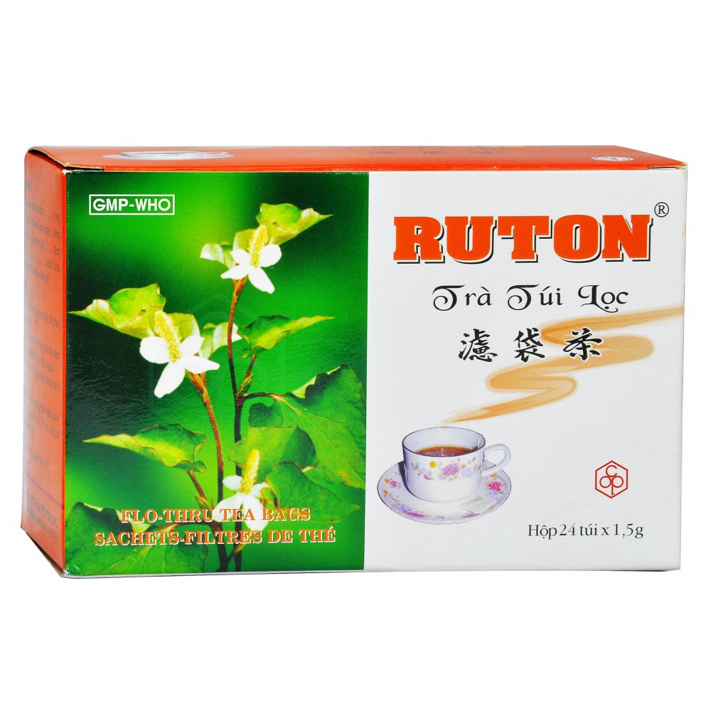 Trà Túi Lọc Ruton Nhuận Tràng Hộp 24 Túi - Hàng Công Ty