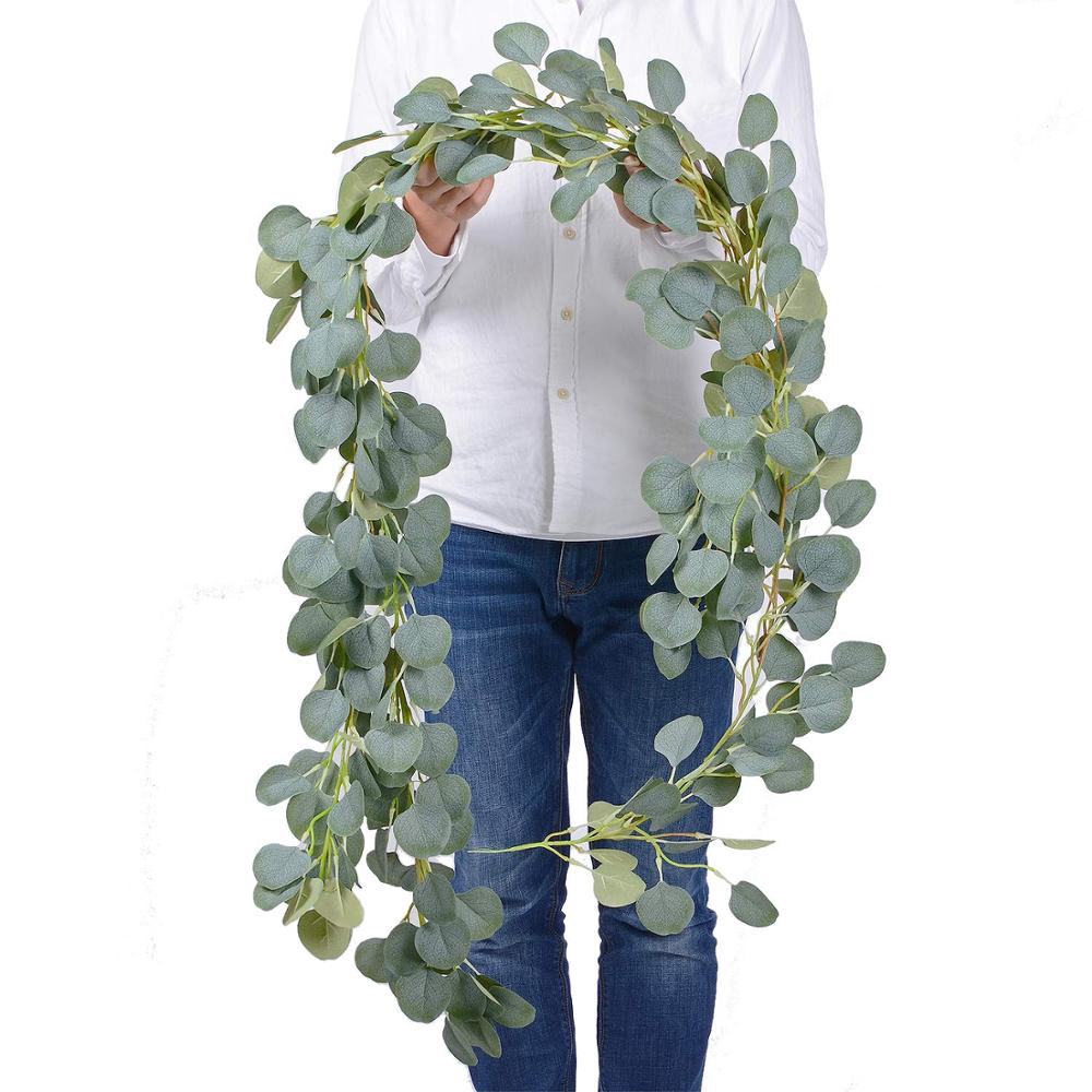Dây lá bạch đàn giả 1M/2M trang trí tiệc độc đáo