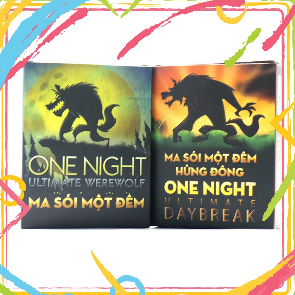 Combo ma sói một đêm One Night + DayBreak Việt Hóa