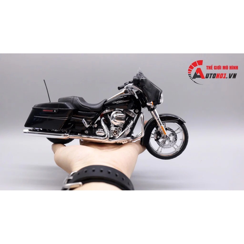 MÔ HÌNH XE HARLEY DAVIDSON 2015 STREET GLIDE SPECIAL BLACK 1:12 MAISTO 1783