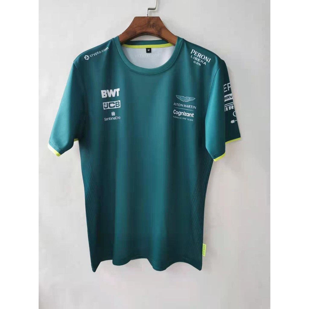 Áo Thun Nam Màu Xanh Lá Cây Chất Lượng Tốt Nhất Aston Martin F1 Team Aston Martin F1 2021