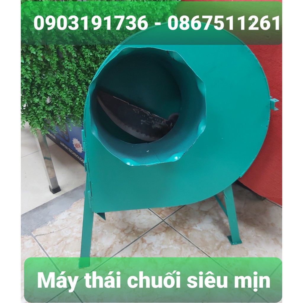 Giá máy băm chuối bao nhiêu tiền - Máy thái chuối cả cây tại Ninh Thuận