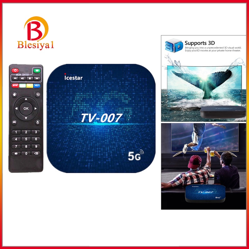 [BLESIYA1]Android 9.0 TV Box Android Box Media Player 5G Dual WiFi BT 5.0 EU Plug