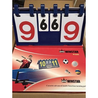 Bảng lật điểm thể thao WINSTAR xanh