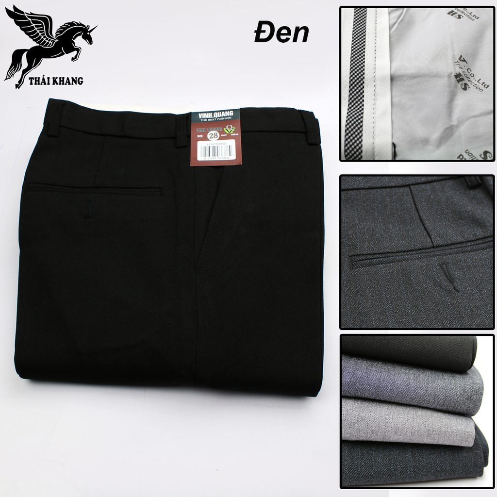 Quần tây nam trung niên cao cấp vải dày không ra màu quần tây công sở size 50-85kg | BigBuy360 - bigbuy360.vn