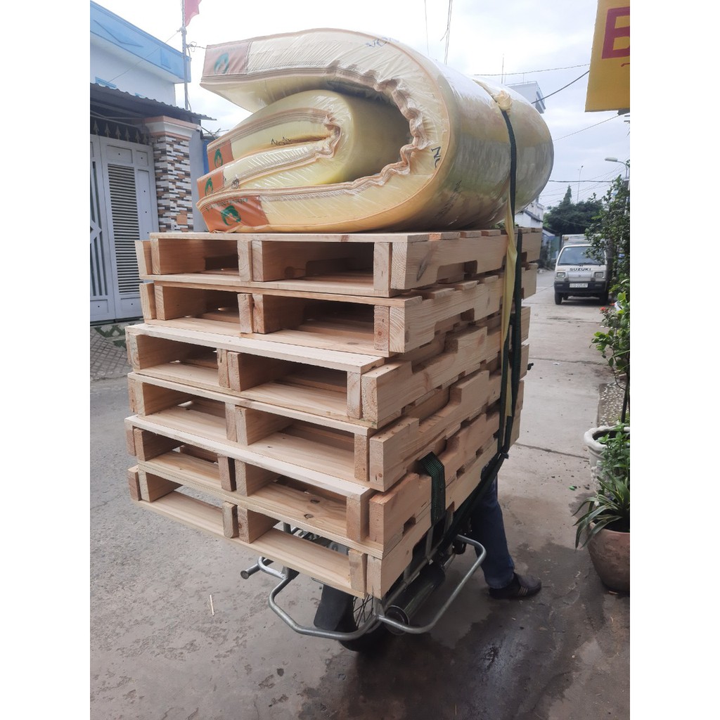 Giường pallet 1m2x2m 2 tấm có tặng pát sắt nối - Homevuive | BigBuy360 - bigbuy360.vn