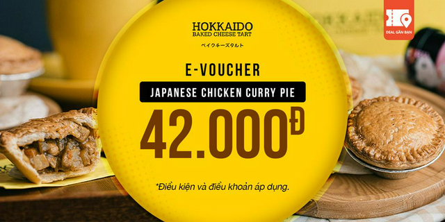 E-Voucher Hokkaido Baked Cheese Tart Japanese Chicken Curry Pie