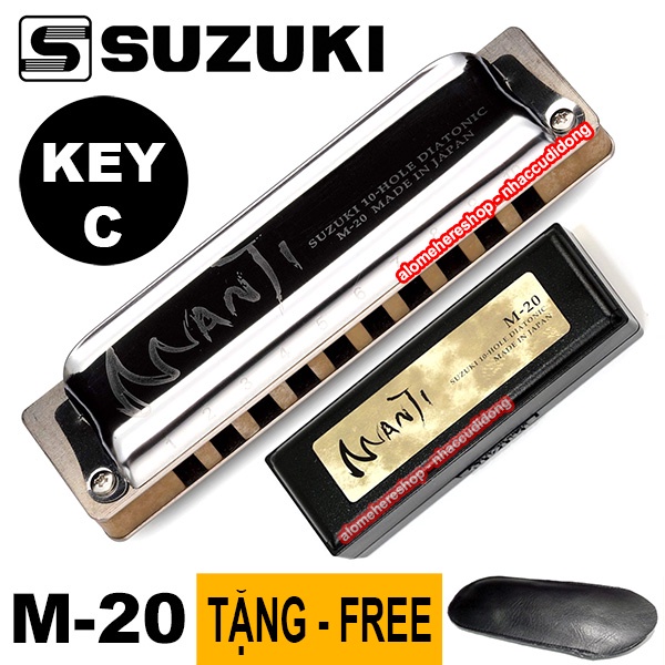 Kèn harmonica suzuki manji m-20 Clip Thực Tế