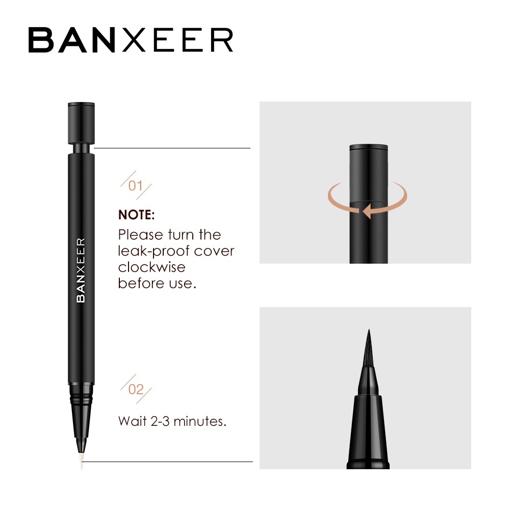 Bút kẻ mắt Banxeer bền màu chống nước chất lượng cao 2 màu tùy chọn 15g | BigBuy360 - bigbuy360.vn