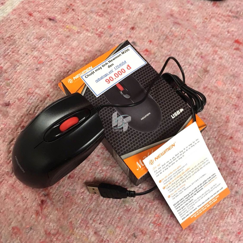 Chuột máy tính Newmen M266 đen