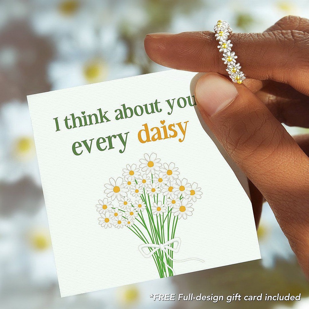 Fashion Sweet Little Daisy Ring Adjustable Wreath