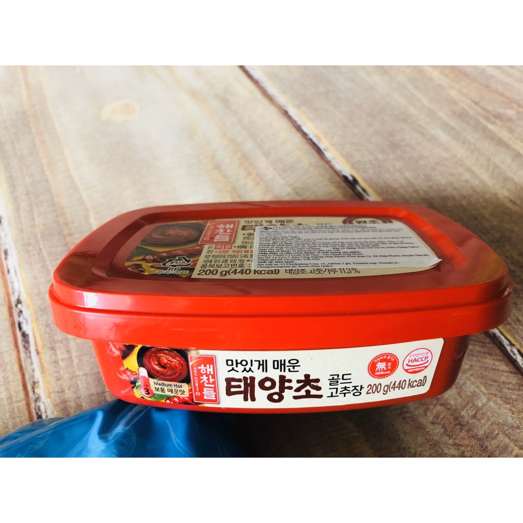 Tương ớt Hàn Quốc nấu bánh gạo Gochujang hộp 200G