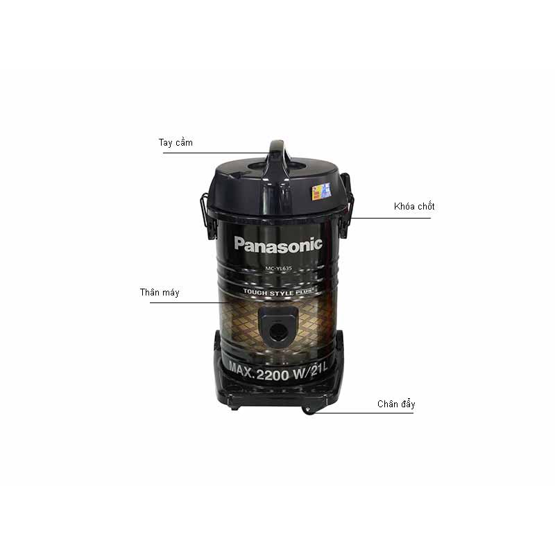 Máy hút bụi Panasonic PAHB-MC-YL635TN46