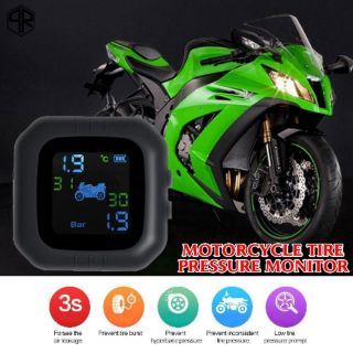 Bộ 2 cảm biến áp suất lốp cho xe máy có màn hình