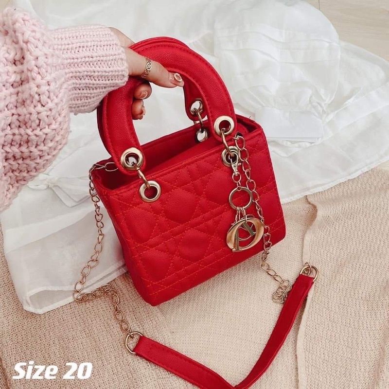 Túi xách nữ cầm tay, đeo chéo size 20 tiện lợi, hàng hot hit 2022 Capucha T95