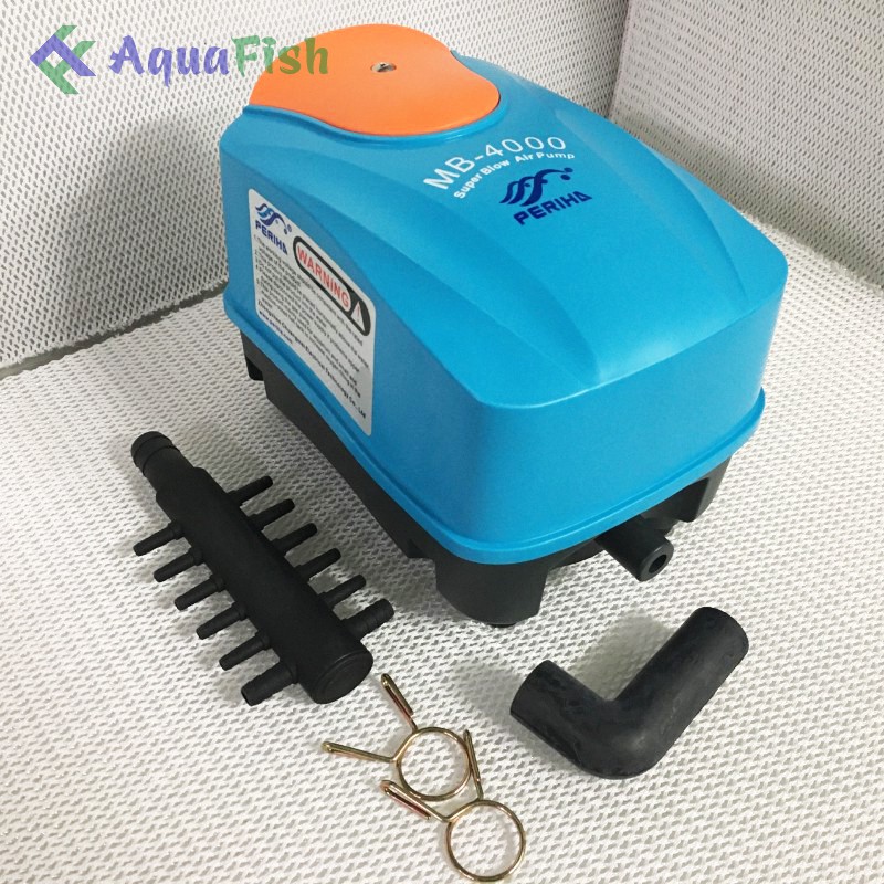 Máy Sục Khí Hồ Cá Koi Periha MB 4000, MB 8000, MB 12000, MB 18000 (máy sủi khí chạy êm và siêu tiết kiệm điện)