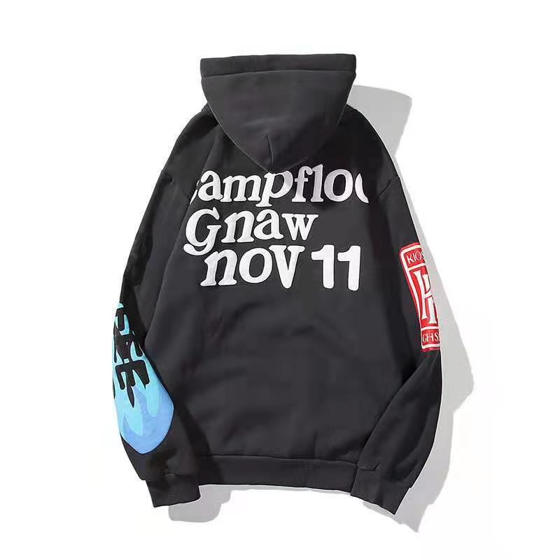 Áo Hoodie Thể Thao In Chữ Rapper Ye Kanye West Phong Cách Hip Hop Đường Phố