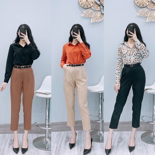 Quần baggy công sở hàng đẹp vnxk QT100