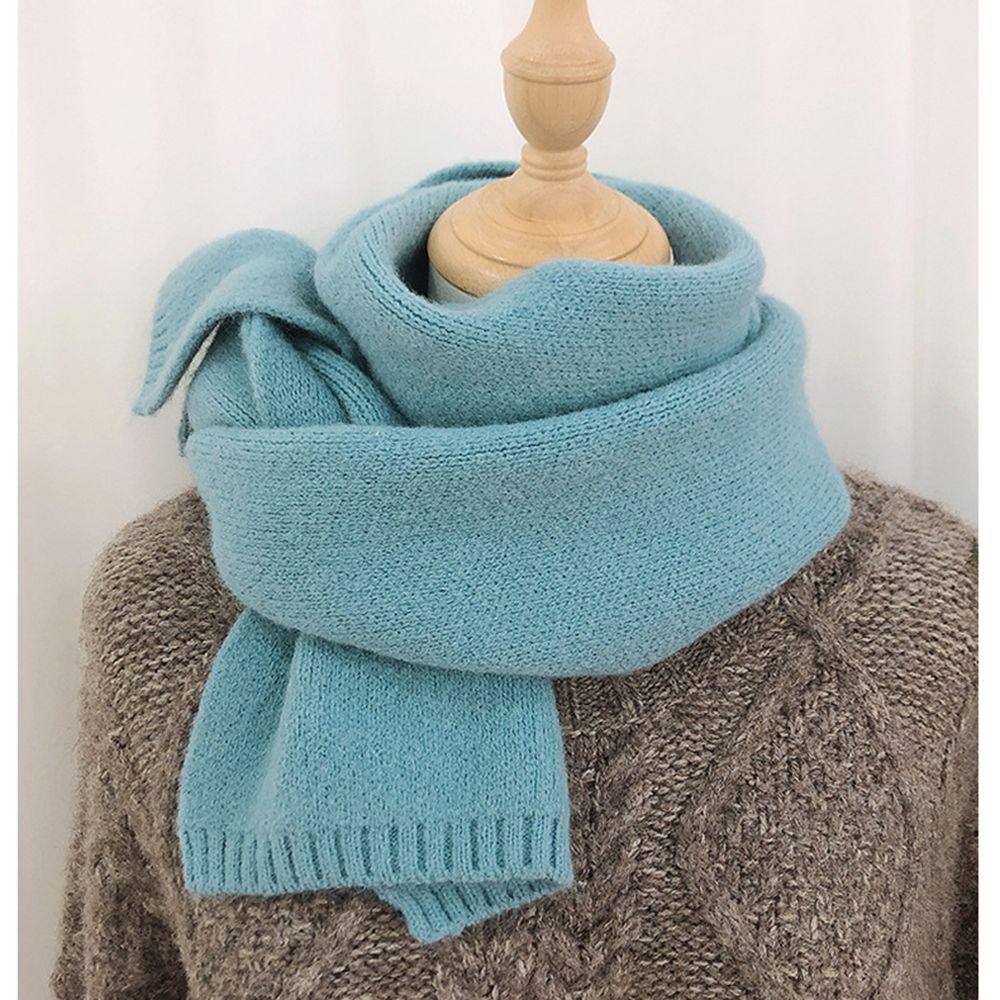 Khăn Choàng Dệt Kim Dáng Dài Thời Trang Thu Đông Cho Nữ